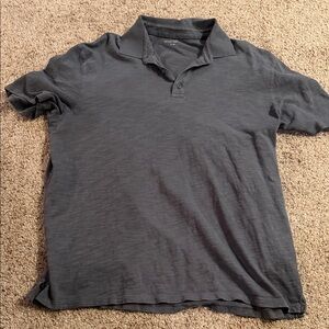 Vince Charcoal Polo Shirt